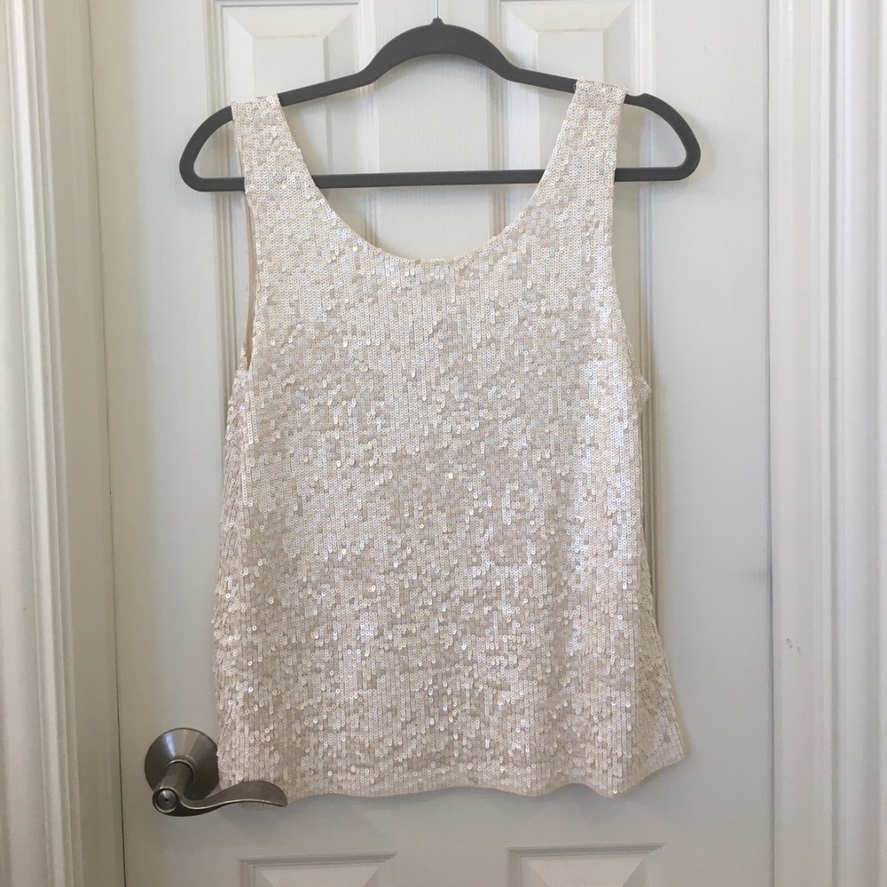 JCrew sequin tank